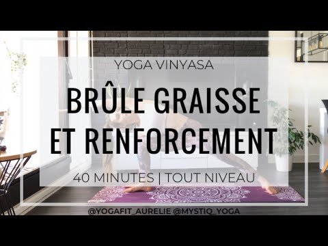 YOGA VINYASA | Brûle Graisse et Renforcement - 40 MINUTES