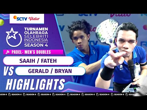 Saaih/Fateh vs Gerald/Bryan - Highlights Padel Men's Doubles | TOSI Season 4