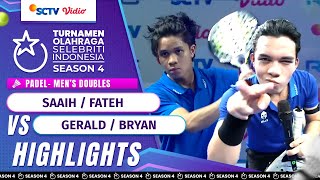 Download lagu Saaih/Fateh vs Gerald/Bryan - Highlights Padel Men's Doubles | TOSI Season 4 mp3