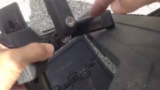 How to remove Thule lock cores without a control key