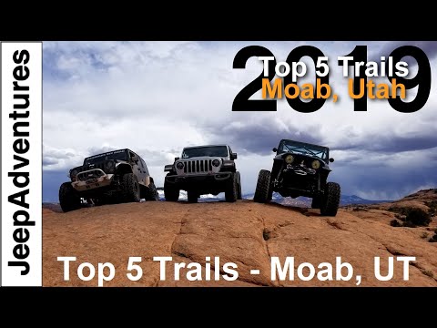 Top 5 Off-Road Trails in Moab, Utah 4K UHD
