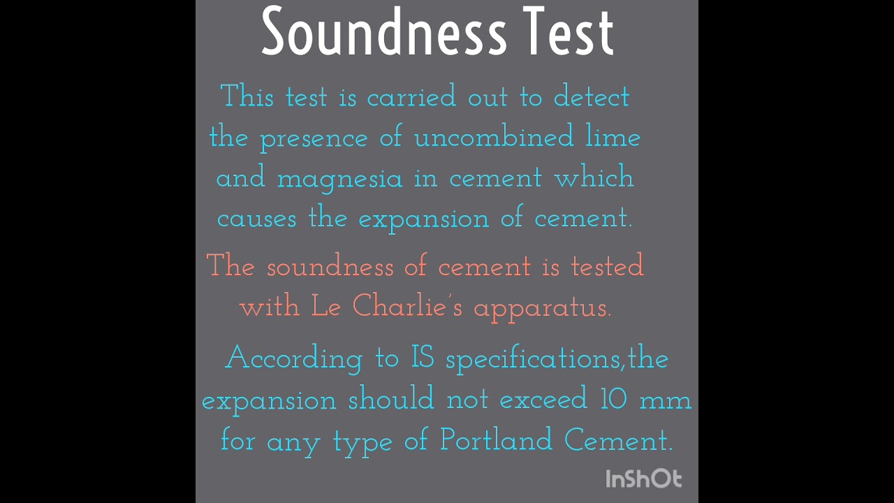 Soundness Test lTesting of Cement #civilengineering #competitiveexam #materials#dailyconcept #shorts