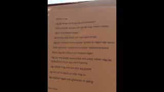 Den blomstertid nu kommer  tolkad av Stanley Nilson