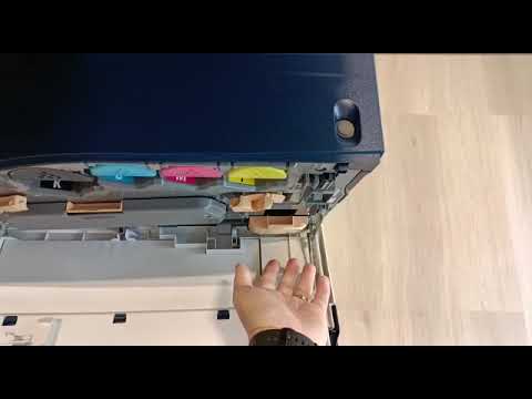 how to resolve fuji xerox : waste toner not fully insert sign on ? 