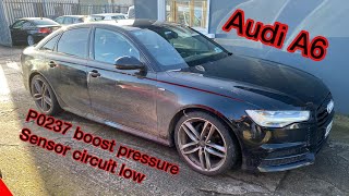 Audi A6, P0237 boost pressure sensor
