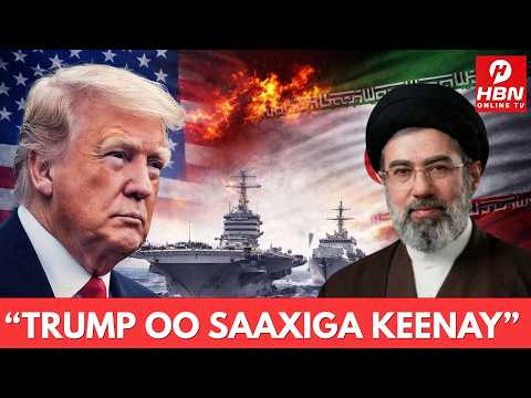 DEG DEG: TRUMP OO SAAXIGA KEENAY ISLA MARKAANA JOOJIYAY DUULAANKII QORSHAYSNAA CAAWA + WARAR KALE