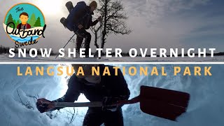 preview picture of video 'Sleeping in a snow shelter and snowshoeing Langsua National Park'