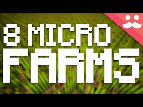 Mumbo Jumbo - Minecraft: 8 Micro Farms YOU WILL NEED!