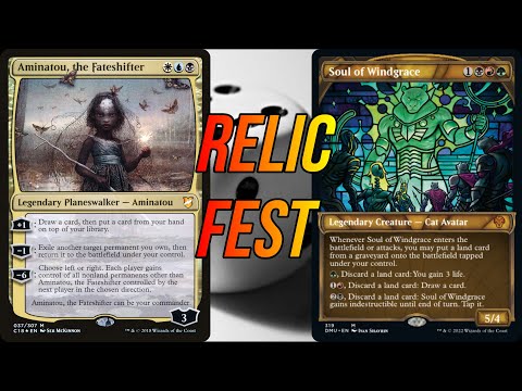 Relic Fest Round 5, Table 1 - Aminatou VS Soul of Windgrace - MTG EDH Duel Commander Cartes Magic