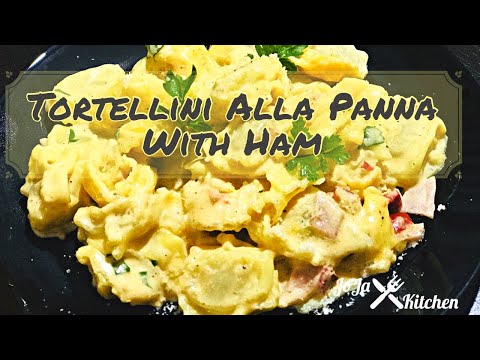 Tortelini Te Shijshme Me Pana Dhe Proshute - Tasty Tortellini Alla Panna With Ham | JoJa Kitchen