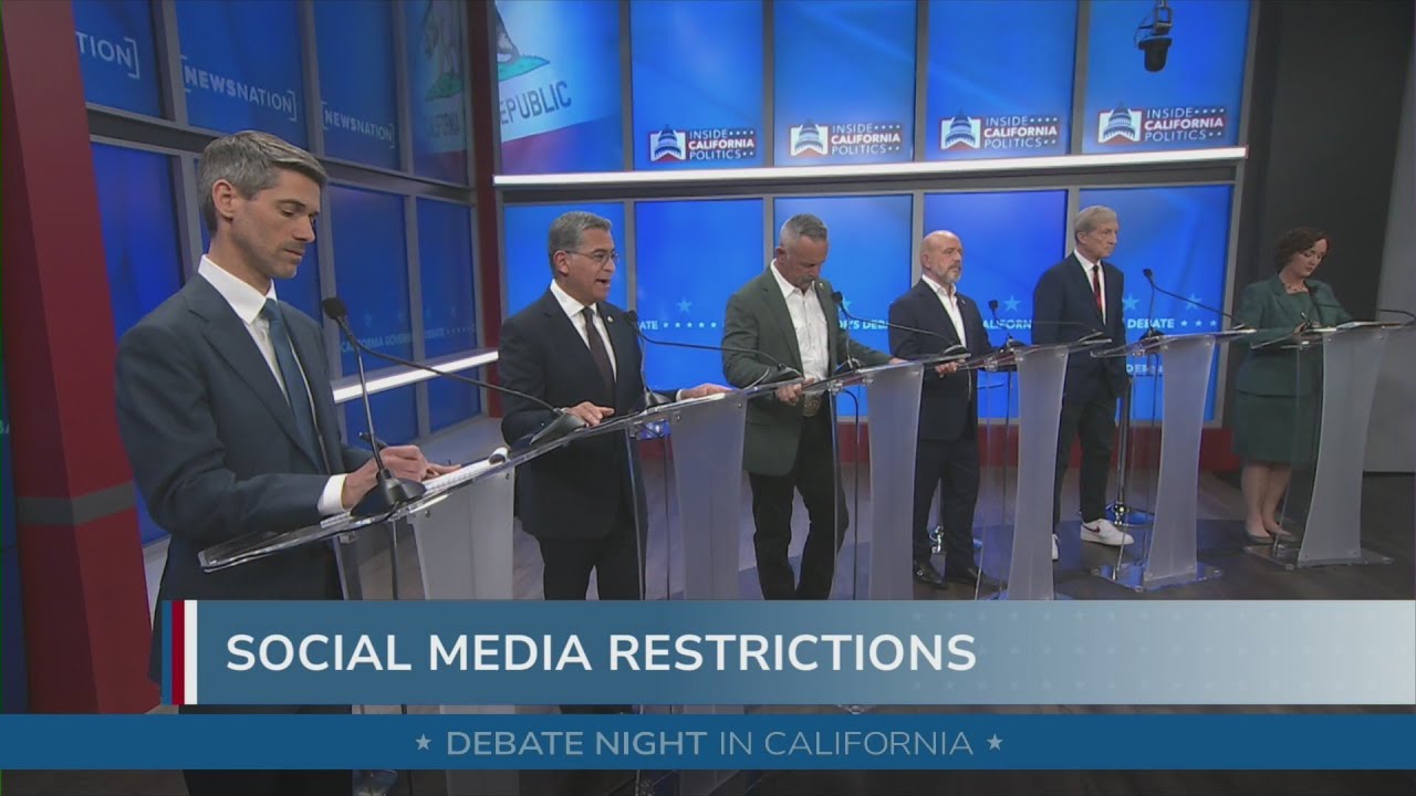 California's top governor candidates face off on the debate stage