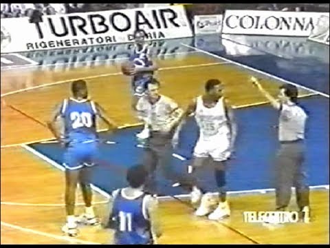 A2 1990/'91 Turboair Fabriano Basket - Tombolini Livorno 78-84