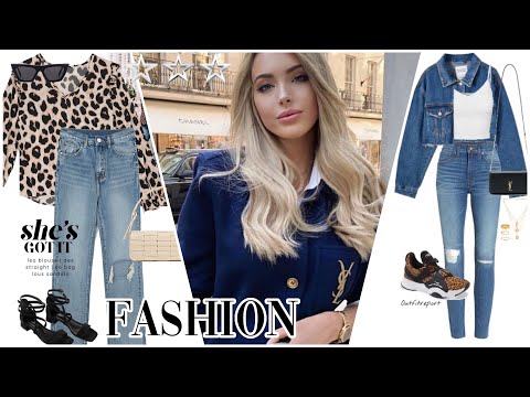 MODA 2022 LOOKS CASUALES TENDENCIAS OUTFITS BÁSICOS SENCILLOS CON PRENDAS DE MEZCLILLA LOOKS DIARIOS