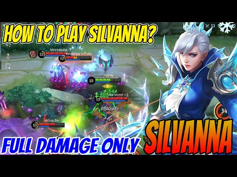 SUPER LIFESTEAL BUILD INSTANT DELETE ENEMY - Silvanna Best Build 2022 - MLBB