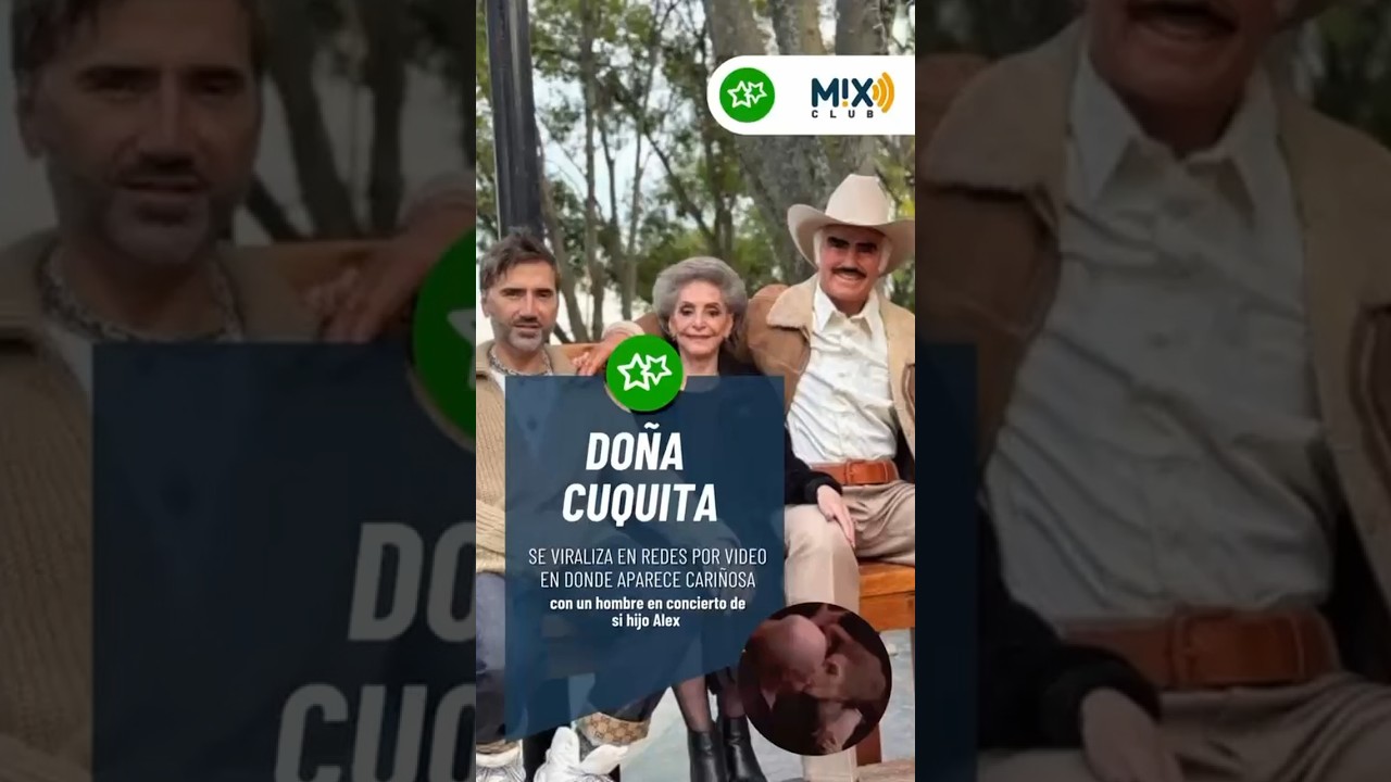 Doña Cuquita se deja ver besando a un “misterioso galán”… y las redes enloquecen