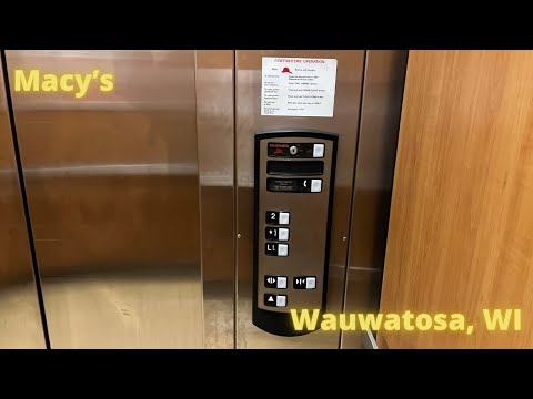 Schindler 330A Hydraulic elevators at Macy’s (Mayfair Mall) in Wauwatosa, WI