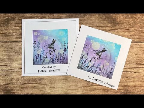 Bokeh Technique by Jo Rice - A Lavinia Stamps Tutorial