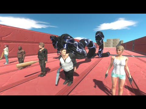 Units Trying To Escape From Black Mamba 😱 - Animal Revolt Battle Simulator