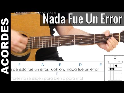 download lagu mp3 mp4 Nada De Esto Fue Un Error Acordes, download lagu Nada De Esto Fue Un Error Acordes gratis, unduh video klip Nada De Esto Fue Un Error Acordes