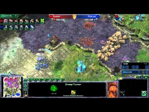 Starcraft 2   Scarlett VS aLive   Belshir   ZvT Bo5 G1   WCS America Season 2