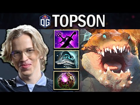 OG.TOPSON PRIMAL BEAST WITH 21 KILLS - NEW META - DOTA 2 PRO GAMEPLAY