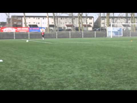 Voetbal fragment Almere City E1-Fortius E1     01-03-2014 (7-6) Oefenwedstrijd