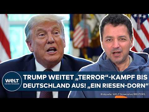 USA: Donald Trump weitet "Terror"-Kampf bis nach Deutschland aus! "Antifa-Ost" im Visier