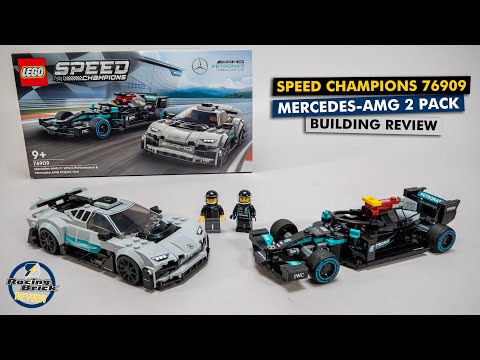 Thumbnail for LEGO Speed Champions 76909 Mercedes-AMG F1 W12 & Project One detailed building review by Mercedes-AMG F1 W12 E Performance