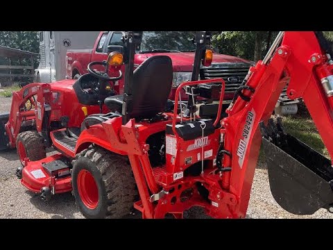 How To Remove the Backhoe On A Kioti CS2520S #349