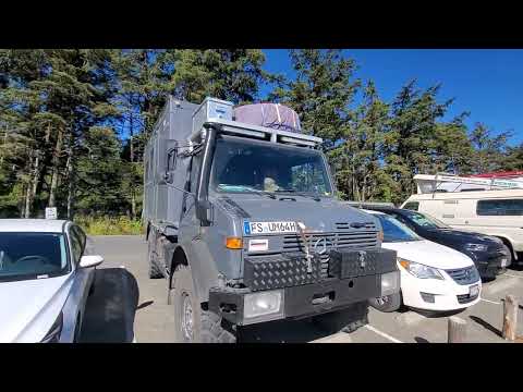 UNIMOG 4x4 German Overlander RV @ Long Beach BC