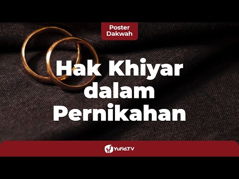 Membatalkan Pernikahan setelah Ijab Qabul karena Ada Aib - Poster Dakwah Yufid TV