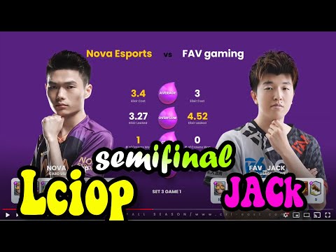 KK19212 insane !!!! JACK vs Lciop  🏆 SemiFinal Clash Royale League East