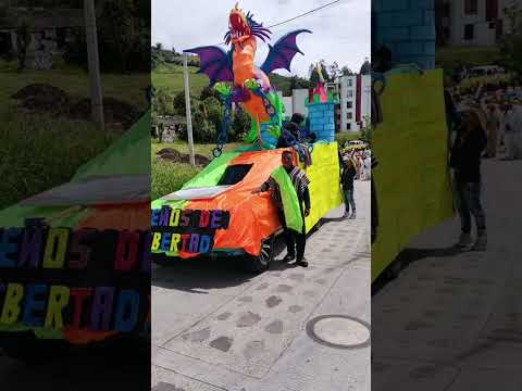 participando en el carnaval de puerres Nariño