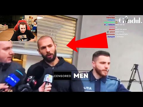 Adin Ross Reacts To Andrew Tate Angry First Words Outside Jail