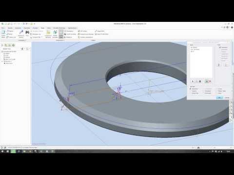 Family table in Creo 2.0 Part 1