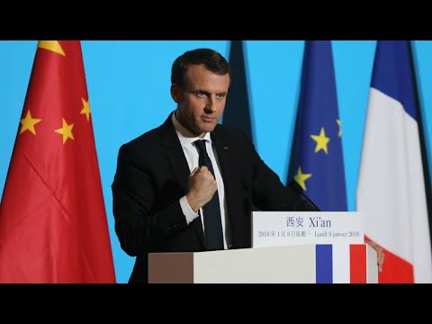 الرئيس الفرنسي يدعو من الصين لتحالف واسع بين فرنسا وأوروبا والصين