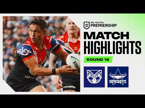 NRL 2026 | Warriors v Cowboys | Match Highlights | Round 16