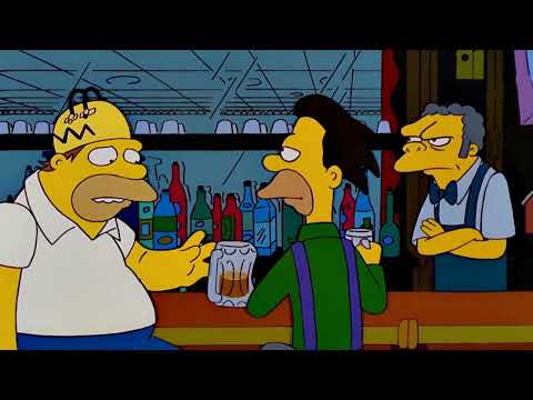 Barney disfrazado de Homero | Los Simpson Latino
