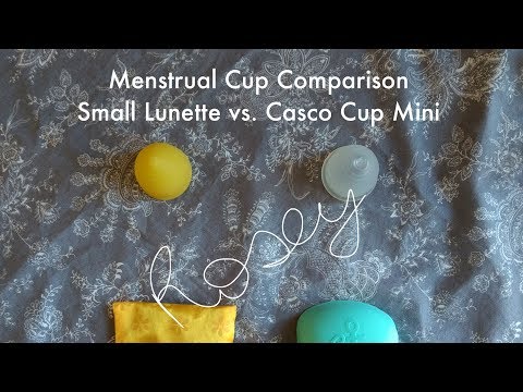 Casco Cup Mini vs. Small Lunette - Menstrual Cup Comparison