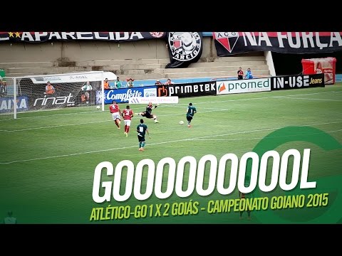 Segundo gol de Erik - Atlético-GO 1 x 2 Goiás - Campeonato Goiano 2015