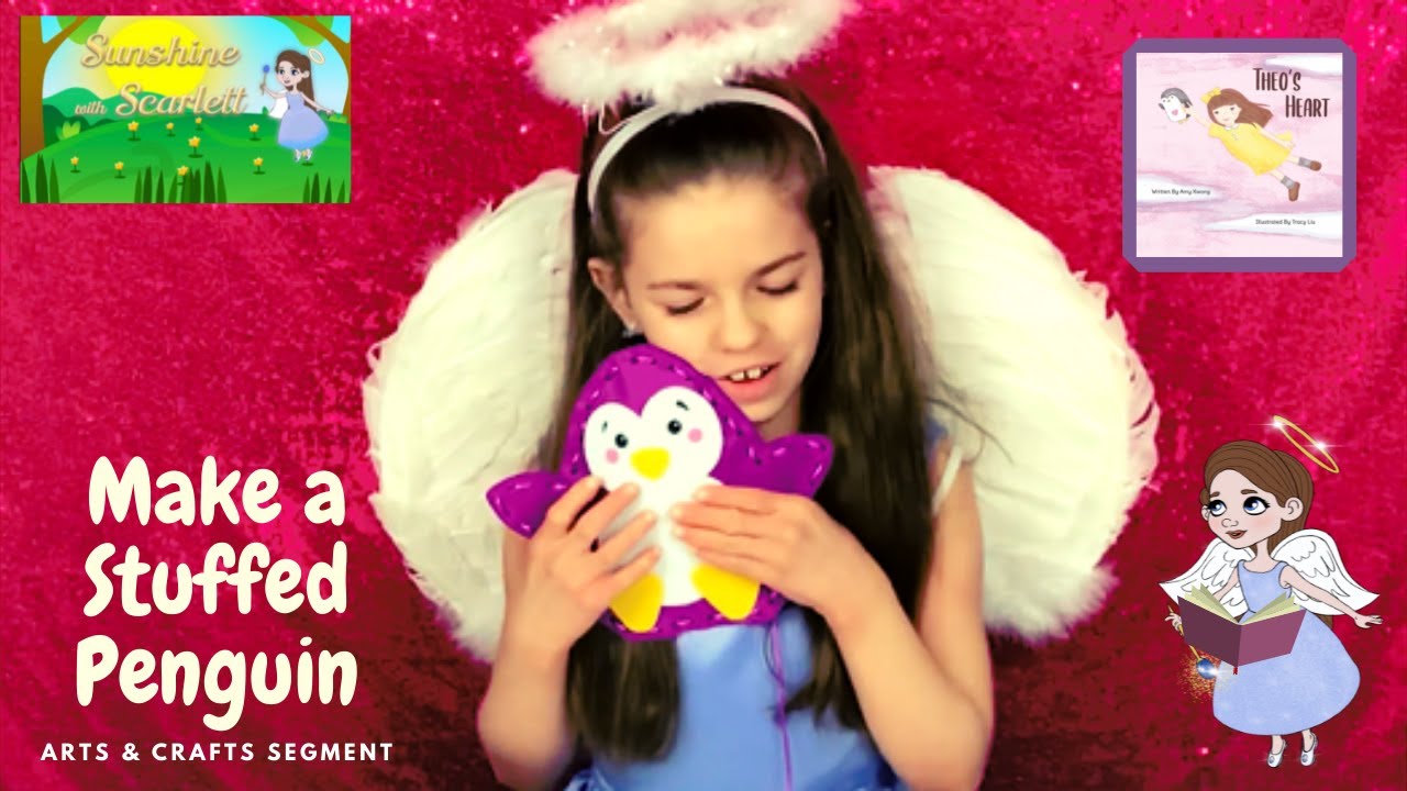 Sunshine with Scarlett: Making Stuffed Penguins!