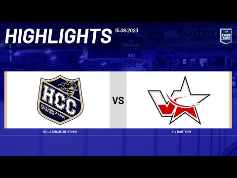 HC La Chaux-de-Fonds vs. HCV Martigny | Highlights - 15 septembre, 2023