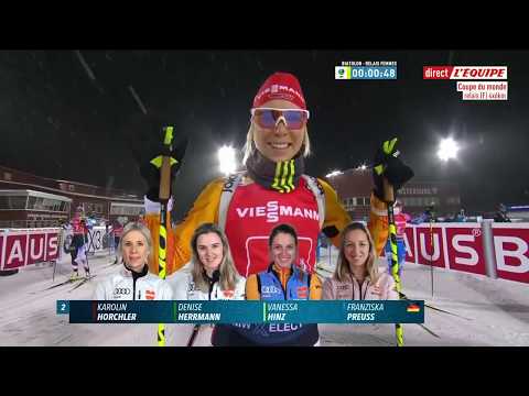 Biathlon Relais femmes Ostersund 2019 IBU Cup 08.12.2019