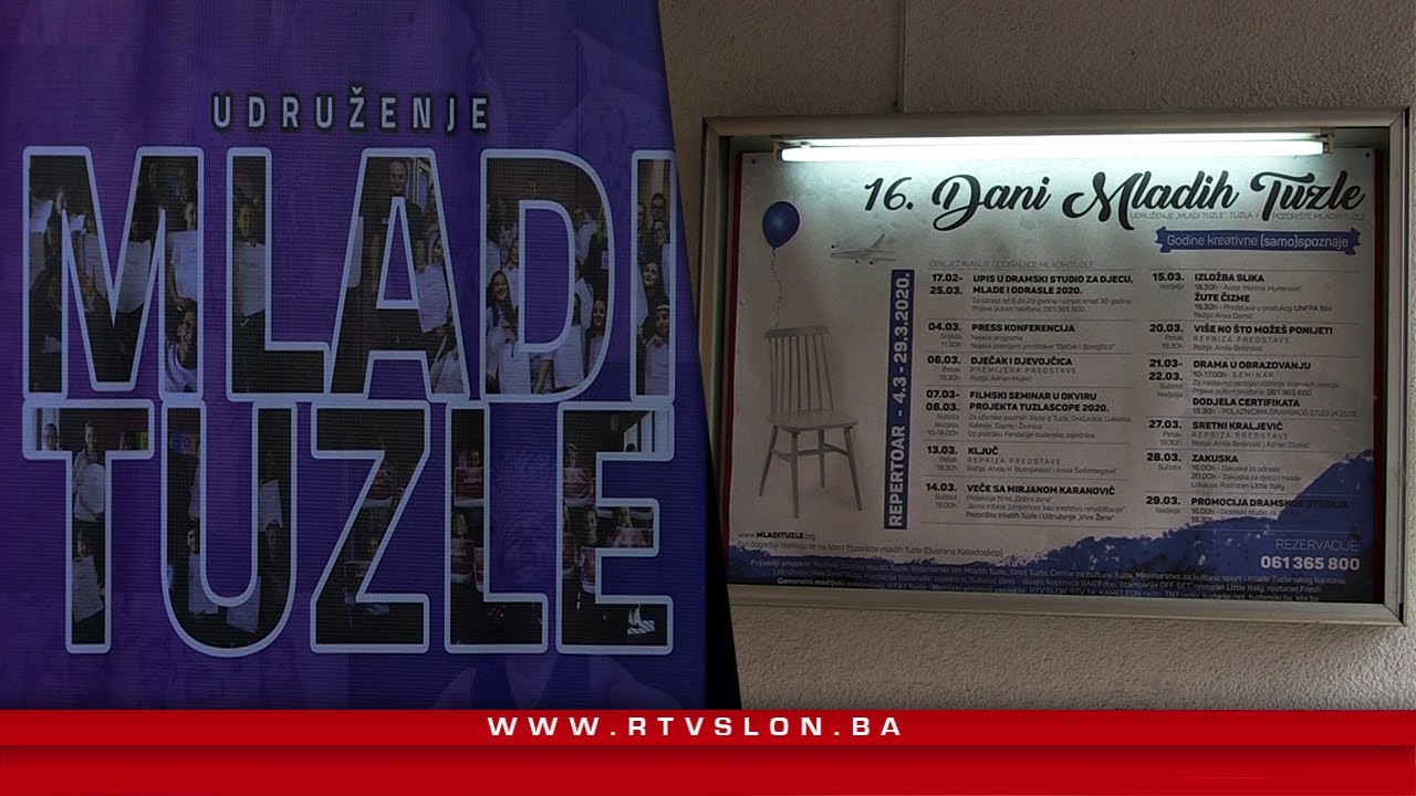 16. dani Mladih Tuzle počinju u petak: Najavljen bogat program - 04.03.2020.