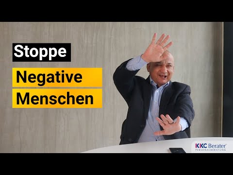 Wie Du mit Negativen Menschen umgehst
