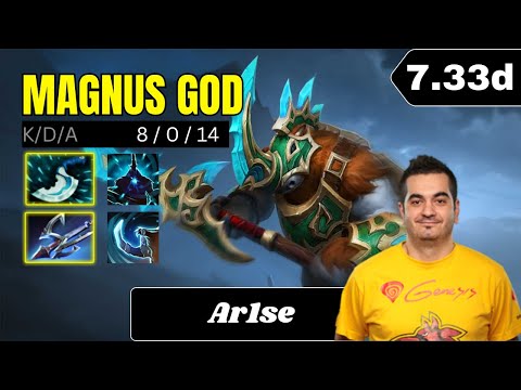 PATCH 7.33d - Ar1se Magnus Mid Lane Gameplay - Dota 2 Full Match Gameplay