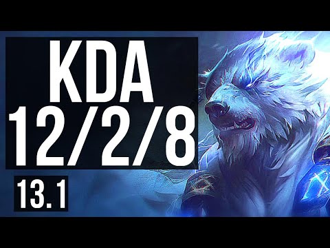 VOLI vs YASUO (TOP) | 12/2/8, Legendary | TR Master | 13.1