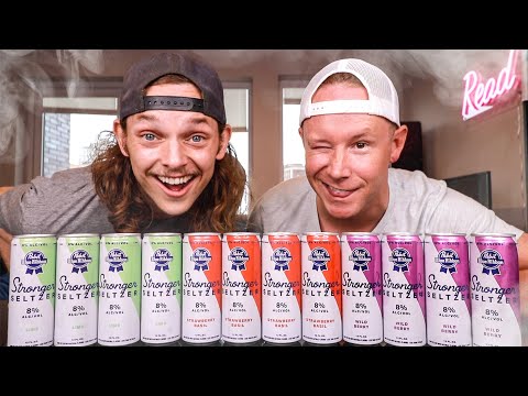 Taste-Testing Every Single PBR 8% Stronger Seltzer Flavor
