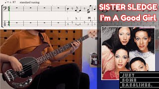 Sister Sledge - I&#39;m A Good Girl // BASS COVER + TABS