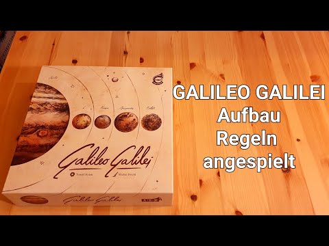 GALILEO GALILEI, Aufbau, Regeln, angespielt// #brettspielvibes